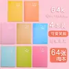 Cuaderno Pequeño Portátil, Cuaderno Pequeño 64K, Cuaderno Pequeño A6, Diario, Agenda, Cuaderno con Cubierta de Plástico