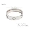 Moda Europea y Americana Nuevo Estilo de Nicho Anillos de Pareja Personalizados con Forma de Corazón Incrustados de Diamantes, Anillos de Cola, Anillos de Pareja, Venta Directa del Fabricante
