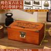 5 Cajas Pequeñas con Candados, Cajas de Almacenamiento de Madera para Documentos, Joyas, Recuerdos, Cajas de Madera Vintage con Candados de Contraseña
