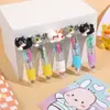 Mini Bolígrafo de 4 Colores Panda Lindo Portátil Gato de Dibujos Animados Bolígrafo de Bola de Cuatro Colores Lindo Bolígrafo de Bola Retráctil de Dibujos Animados