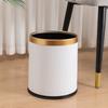Papelera Doble Artística, Varios Estilos de Papelera Doble Abierta para Sala de Estar, Papelera de Plástico Engrosado de Gran Capacidad para Uso Doméstico