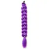 Peluca de Cosplay para Grupo de Chicas Cazadoras de Demonios Kpop Trenzas Grandes Estilo Clip-On Ezbraiding Accesorio para el Cabello Trenzado Morado Lumi