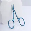 Tijeras de Acero Inoxidable Transfronterizas para Cutícula para Manicura, Removedor de Cutícula, Tijeras para Uñas Encarnadas, Tijeras de Belleza, Tijeras para Cejas, Removedor de Cutícula Estilo Ruso