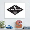 Venta caliente de AliExpress moda simple nórdica pintura de pared fotográfica de alce núcleo logo de navegación lienzo pintura decorativa para sala de estar