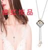 Venta al por mayor de fábrica cadena larga para suéter accesorios para puestos accesorios para tiendas de ropa colgante colgante de collar de alta calidad