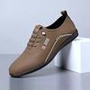 Sapatos Masculinos Primavera Novo Estilo Leves Respiráveis Sapatos Casuais Sola Macia Superfície Macia Moda Negócios Sapatos de Couro Masculinos Atacado