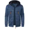 Nueva Sudadera con Capucha de Punto Jacquard Casual Deportiva para Hombre