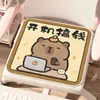 Almofada de Inverno Capivara Imitação de Caxemira Banquinho de Dormitório Almofada Espessa para Mesa e Cadeira Almofada Especial para Varanda