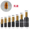 Frasco de perfume de alta qualidade 10ml 5ml à prova de luz vidro preto frasco de óleo essencial frasco spray de sérum frasco vazio qualidade premium