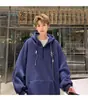 Elegante sudadera con capucha color burdeos para hombre, nueva colección primavera/otoño 2026, peso pesado, corte holgado, top casual, nuevo diseño de moda