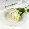 Arranjo de flores rosa de veludo artificial, flores artificiais para decoração de casamento, decoração de casa, flores artificiais direto do fabricante
