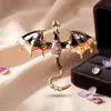 Broche Retrô em Formato de Dragão, Acessório Personalizado para Terno e Casaco, Broche Ecológico, Fivela para Lenço, Ornamento de Dragão para Roupas e Sapatos