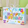 Bolsa de Regalo de Cumpleaños Linda de Dibujos Animados para Niños, Bolsa de Regalo de Snacks para Niños, Bolso de Mano de Recuerdo para Jardín de Infancia