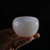Taza de té Kung Fu de porcelana jade para un solo hogar, Taza maestra, taza de té individual, aspecto elegante, ins, taza grande, té de alta gama
