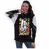 Sudadera con capucha de felpa con forro polar de Amazon para parejas de talla grande, sudadera con capucha empalmada transfronteriza, Chainsaw Man