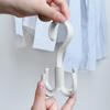 Gancho giratorio de 360 grados Gancho multiusos de 4 garras para colgar ropa de armario doméstico sin clavos Gancho de plástico simple y creativo