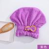 Touca de Cabelo Seco para Mulheres, Espessada, Super Absorvente, Secagem Rápida, Touca de Banho de Veludo Coral para Cabelo Comprido, Turbante Bonito com Laço, Toalha para Cabelo Seco