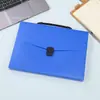 Suministro de fábrica hebilla de bolsa de archivo solapa almacenamiento de papeles de examen para estudiantes engrosada portátil almacenamiento de archivos de datos bolsa de archivo