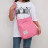 Bolsa de Lona Literaria Transfronteriza Moderna para Mujer Simple de Gran Capacidad Portátil para Hombro Cruzada Tote Personalizada Bolsa León Ling