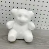 Urso de espuma urso de rosa branco cru Festival Tanabata criativo presente para namorada urso de abraço núcleo multi-estilo suprimento