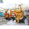 Equipamento de Elevação para Trabalho em Altura Tipo Braço Curvo Plataforma de Trabalho a Diesel Tipo Reboque Veículo Hidráulico para Trabalho em Altura