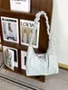 Bolso Bandolera Simple Estilo Coreano de Estrella Nuevo de Principios de Primavera, Bolso Negro y Blanco de Gran Capacidad para Debajo del Brazo, Bolso de Hombro Casual Rayado Versátil