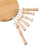 Juego de agujas de bordar de lana gruesa rusas, herramientas de tejer, aguja de madera, bolígrafo de bordar