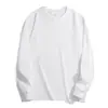 Camiseta interior de peso pesado de 500G para hombre, estilo americano, cuello pequeño, corte holgado, algodón puro, peso alto, camiseta de manga larga engrosada para hombre de otoño e invierno
