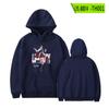 Agente del tiempo - ENLACE CLICK Suéter con capucha Sudadera con capucha forrada de polar de primavera y otoño Suéter holgado con borde cruzado