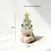 Nuevas Decoraciones Creativas de Vidrio Hechas a Mano Puras de Zibo Árbol de Navidad Atmósfera Festiva Regalos Adornos para Escritorio de Estudio