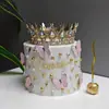 Decoración de Pastel de Cumpleaños Feliz Princesa de Acrílico Suministros para Fiesta de Repostería para Damas Descuento por Volumen