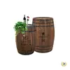Barril de Vino Boda Barril de Madera Decoración Exterior Barril de Roble Barril de Cerveza Hecho de Madera Maciza Barril de Vino Tinto Decoración de Exposición de Bar Fijo