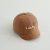 2025 Nueva Gorra de Béisbol con Oso del Alfabeto para Niños Estilo Coreano Gorra para Bebé para Todas las Estaciones