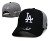 Gorra de Béisbol de Malla Trendy de Marca al por Mayor para Mujer, Nuevo Estilo Primavera y Verano, Logo Grande Bordado, Gorra de Malla Transpirable para el Sol