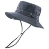 Sombrero de Sol de Color Sólido Sombrero de Jungla Sombrero de Pesca al Aire Libre de Verano Circunferencia de Cabeza Grande Transpirable Sombrero de Ala Grande Sombrero de Pescador con Protección Solar