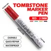 Produto Popular Transfronteiriço: Caneta de Tinta para Reparo de Inscrições em Pedra, Não Desbota, Caneta de Tinta Metálica Multicor para Restaurar Inscrições