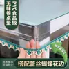 Cubierta de mesa transparente resistente al calor para chimeneas, impermeable y resistente al aceite, adecuada para mesas de calentamiento, mesas de centro y estufas eléctricas
