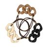 Estilo coreano Internet Celebridade Acessórios para o cabelo Cadeia Rubber Band Moda Simples Estudante ins Cabelo Corda Faixa de Cabelo Adulto Headwear de Couro
