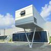 Casa Contenedor de Doble Capa Oficina de Ventas Exterior Sala de Exposiciones Montaje Modular Alojamiento de Alta Gama Totalmente Decorado Solárium