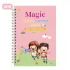 Livro de prática de caligrafia para a transição da educação infantil para o ensino fundamental transfronteiriço versão em inglês para comércio exterior livro de desenho para alunos do ensino fundamental iluminação diversão livro de pintura