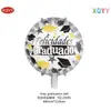 Amazon Transfronterizo Temporada de Graduación Ceremonia Sombrero de Doctorado Globo de Película de Aluminio Temporada de Regreso a Casa Fiesta de Graduación Departamento Venta al por Mayor