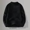 Ventas Directas de Fábrica Venta Caliente Transfronteriza Moda Masculina Individual Cuadros Cuello Medio Alto Grueso Suéter Tejido Hombre