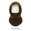 Chapéu de lã quente para outono e inverno máscara facial para ciclismo proteção à prova de vento para esportes ao ar livre balaclava CS espessa cachecol quente