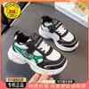 Zapatos Deportivos Infantiles de Primavera y Otoño, Antideslizantes, Casuales, Versátiles, Planos, Zapatos de Moda, Tenis de Cuero Transpirables para Niños Pequeños
