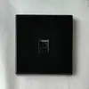 Interruptor de Pared para Hogar de Vidrio Templado Interruptor para Hotel Boutique Plata Estrella Enchufe USB Panel de Interruptores de Comercio Exterior