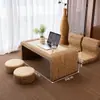 Mesa de Té Tatami de Ratán, Mesa de Té Pequeña, Repisa de Ventana de Balcón, Mesa de Té Sencilla para Mirador, Mesa Baja Estilo Japonés, Mesa Kang