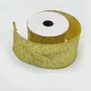 Cinta de Webbing Rosa Completa para Navidad al por Mayor Transfronteriza Borde Tejido Borde Prensado Alambre de Satén Lazo Decoración Festiva