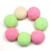 Esponja de Maquiagem Dupla Uso Seco e Molhado, Formato Macaron 3D Redondo, Esponja de Maquiagem Sem Látex, Super Macia, Não Absorve Pó, Esponja de Beleza