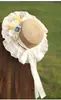Nuevo Estilo Sombrero de Paja de Verano para Mujer de Alta Calidad Estilo Pastoral con Temperamento Elegante y Ala Ancha, Sombrero de Protección Solar para Vacaciones en la Playa