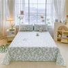 Sábana de Algodón Estilo Ins de Una Pieza 100% Algodón Edredón Estampado de Dibujos Animados Dormitorio de Estudiantes Juego de Cama de Tres Piezas